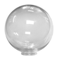 8", 10", 12" Diameter Diameter Clear Acrylic Globe with 4" Neck